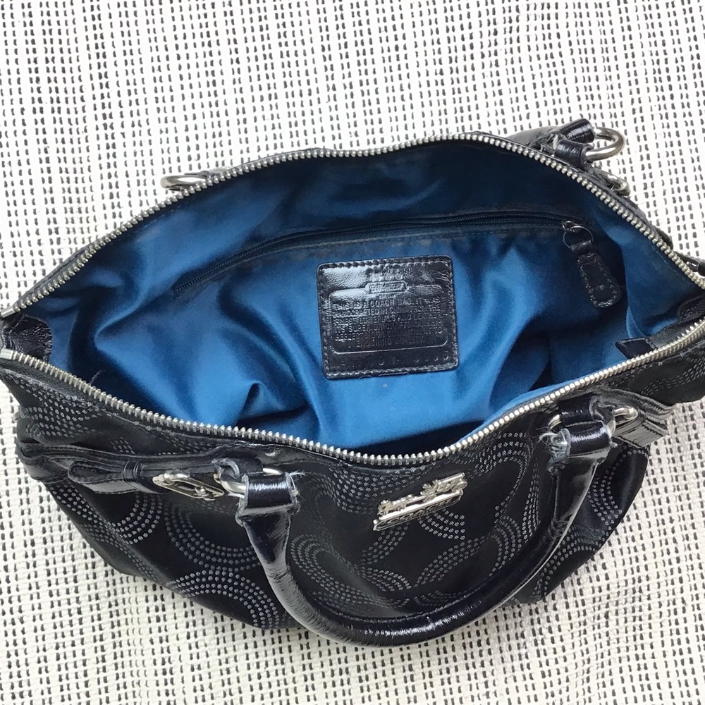 Coach jacquard handbag - Picture 5 of 8